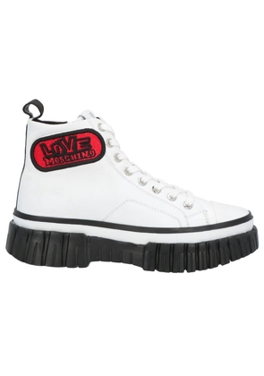 Love Moschino White Leather Sneaker - EU40/US10