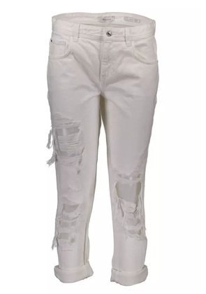 Guess Jeans White Cotton Jeans & Pant - W25