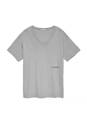 Hinnominate Gray Cotton T-Shirt - L