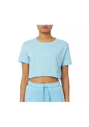 Hinnominate Light Blue Cotton Tops & T-Shirt - XS