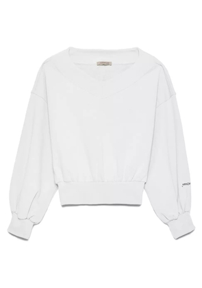 Hinnominate White Cotton Sweater - XL