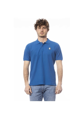 Invicta Blue Cotton Polo Shirt - S