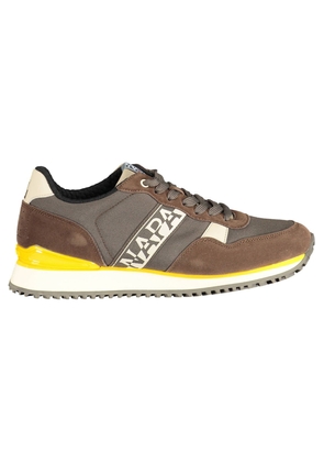 Napapijri Brown Polyester Sneaker - EU40/US7