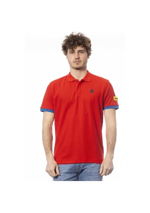 Invicta Red Cotton Polo Shirt - S
