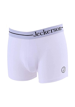 Jeckerson White Cotton Underwear - XL