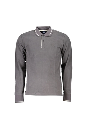 North Sails Gray Cotton Polo Shirt - XL