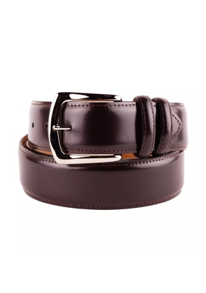 Made in Italy Brown Calfskin Belt - 105 cm / 42 Inches