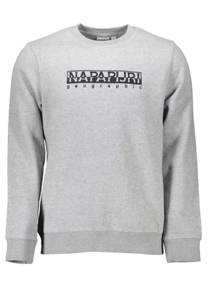 Napapijri Gray Cotton Sweater - XXL