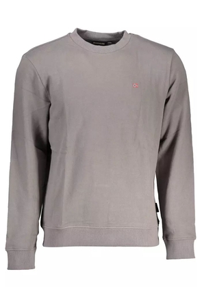 Napapijri  Gray Cotton Sweater - S