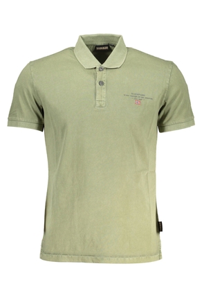 Napapijri  Green Cotton Polo Shirt - M