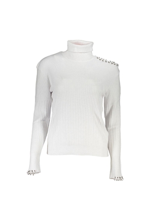Patrizia Pepe Chic Turtleneck Sweater with Contrast Details - XS