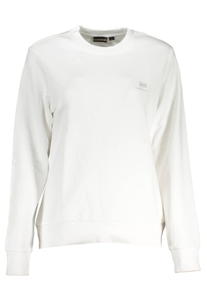 Napapijri  White Cotton Sweater - M