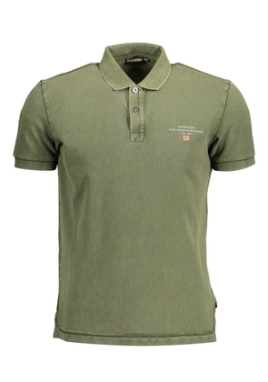 Napapijri Green Cotton Polo Shirt - XXL