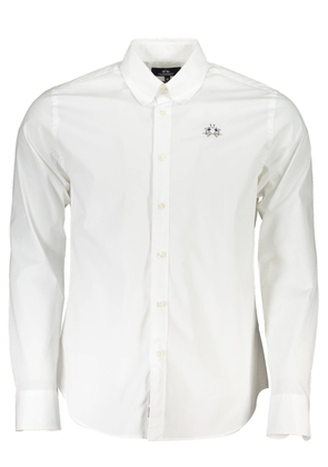La Martina White Cotton Shirt - XL
