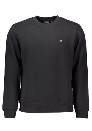 Napapijri Black Cotton Sweater - XS