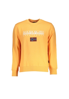 Napapijri Orange Cotton Sweater - S