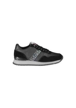 Napapijri Sleek Black Contrast Lace Sneakers - EU40/US7