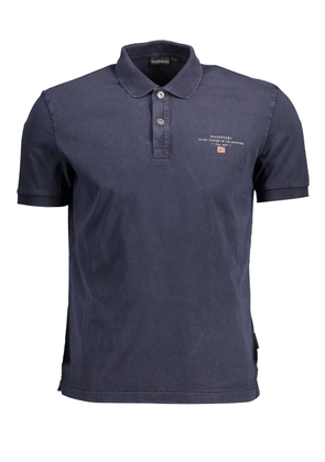 Napapijri Blue Cotton Polo Shirt - L