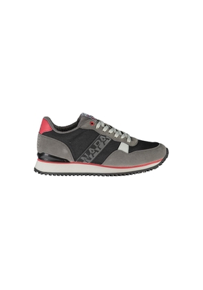 Napapijri Sleek Black Lace-Up Sport Sneakers - EU40/US7