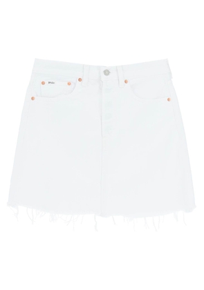Polo ralph lauren denim miniskirt - 27 Bianco