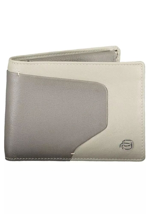 Piquadro Sleek Bi-Fold Leather Wallet with RFID Block