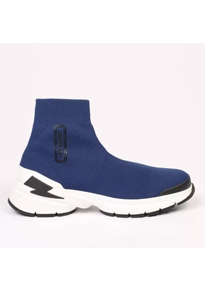 Neil Barrett Blue Textile Lining Sneaker - EU44/US11