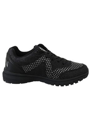Plein Sport Black Polyester Runner Jasmines Sneakers - EU36/US6