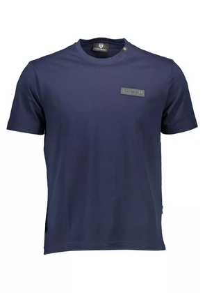 Plein Sport Blue Cotton T-Shirt - S
