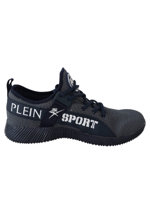Plein Sport Blue Indaco Polyester Carter Sneakers - EU40/US7