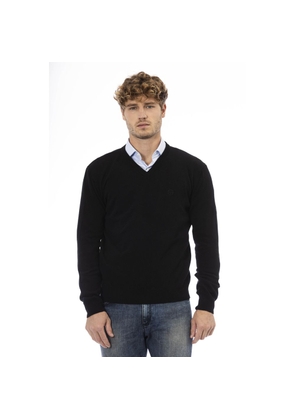 Sergio Tacchini Black Wool Sweater - M