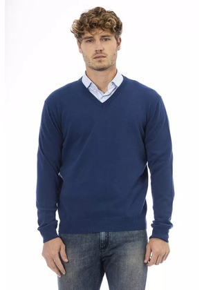 Sergio Tacchini Blue Wool Sweater - L