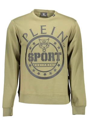 Plein Sport Green Cotton Sweater - S