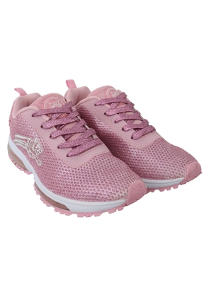 Plein Sport Pink Blush Polyester Gretel Sneakers - EU39/US9