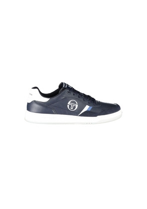 Sergio Tacchini Sleek Blue Sneakers with Embroidered Accents - EU40/US7