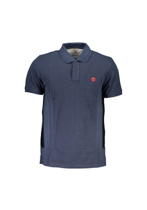 Timberland Blue Cotton Polo Shirt - S