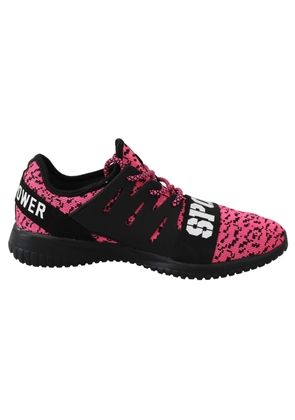 Plein Sport Pink Blush Polyester Runner Joice Sneakers - EU36/US6