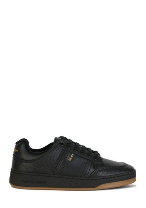 Saint Laurent Black Calf Leather Low Top Sneakers - EU41/US8