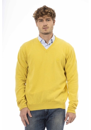 Sergio Tacchini Yellow Wool Sweater - L