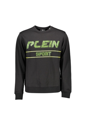 Plein Sport Sleek Long-Sleeve Sweatshirt with Contrast Details - S