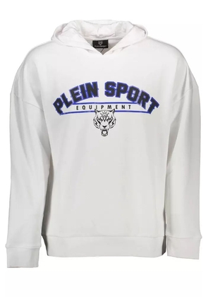 Plein Sport White Cotton Sweater - S