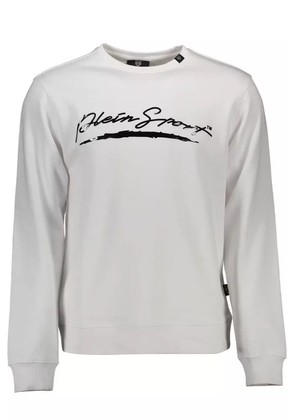 Plein Sport White Cotton Sweater - S