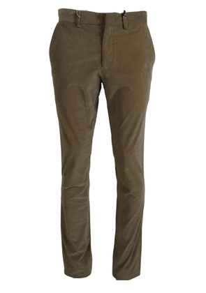 Tommy Hilfiger Brown Cotton Corduroy Casual Pants - W31