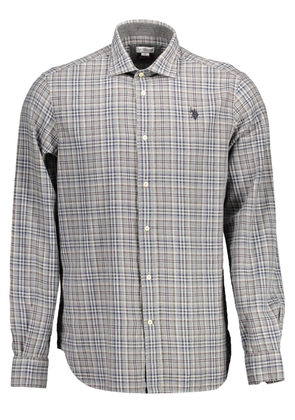 U.S. Polo Assn. Gray Cotton Shirt - M