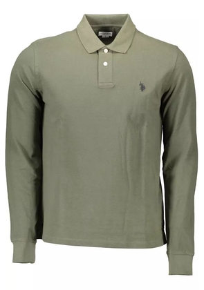 U.S. Polo Assn. Green Cotton Polo Shirt - XXL