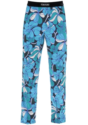 Tom ford pajama pants in floral silk - L Blu