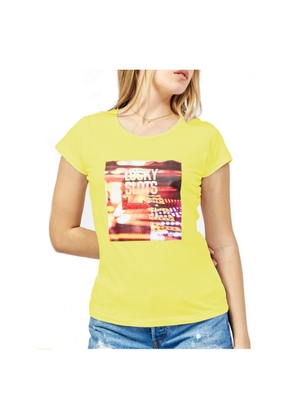 Yes Zee Yellow Cotton Tops & T-Shirt - M