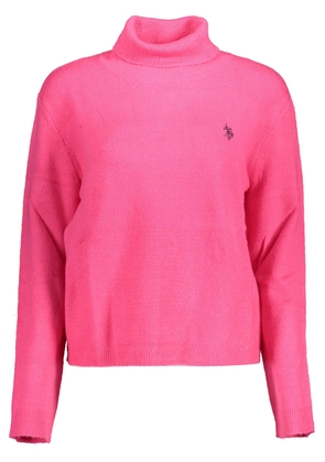 U.S. Polo Assn. Pink Nylon Sweater - XL