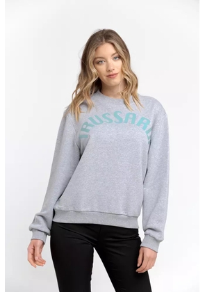Trussardi Gray Cotton Sweater - XS