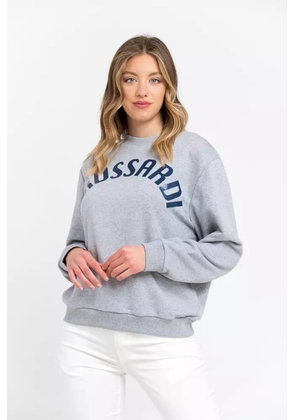Trussardi Gray Cotton Sweater - L