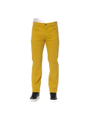 Trussardi Jeans Yellow Cotton Jeans & Pant - W29